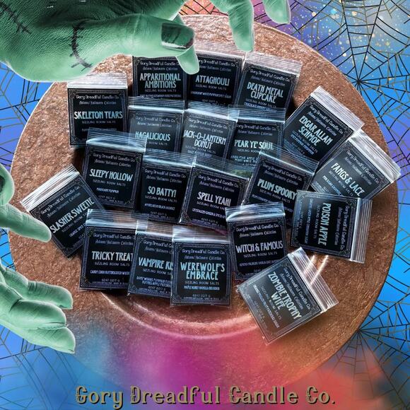 Autumn Halloween Collection Discovery Set Sizzling Room Salt Crystal Potpourri - Picture 2 of 10